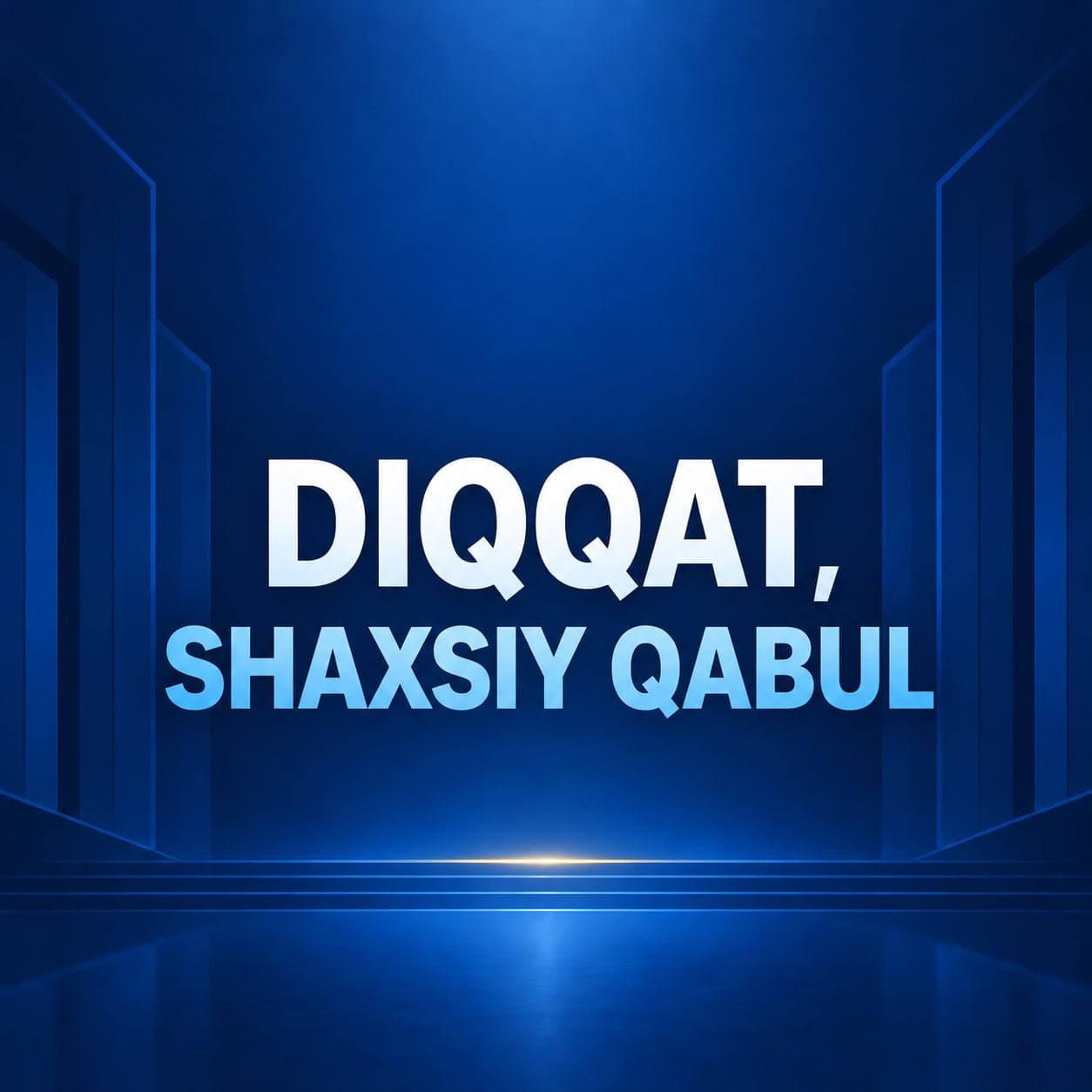 Бугун Халқ қабулхонасида иккита қабул бўлиб ўтади